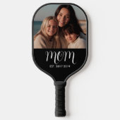 MomEstablished Fun Script Photo  Pickleball Paddle (Voorkant)