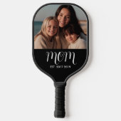 MomEstablished Fun Script Photo  Pickleball Paddle (Achterkant)