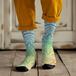 Momijigari Mandalal Crew Socks Sokken