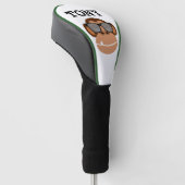 MOMKEY FUNNY CUSTOM HIM Golf Head Hoesje Golfheadcover (Schuin)