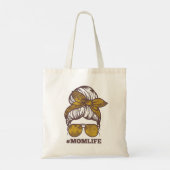 #MOMLIFE grappig moederdag cadeidee Tote Bag (Achterkant)