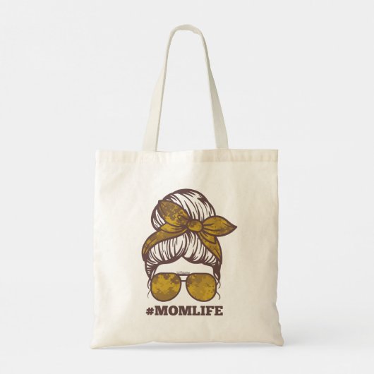 #MOMLIFE grappig moederdag cadeidee Tote Bag (Achterkant)
