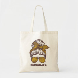 #MOMLIFE grappig moederdag cadeidee Tote Bag