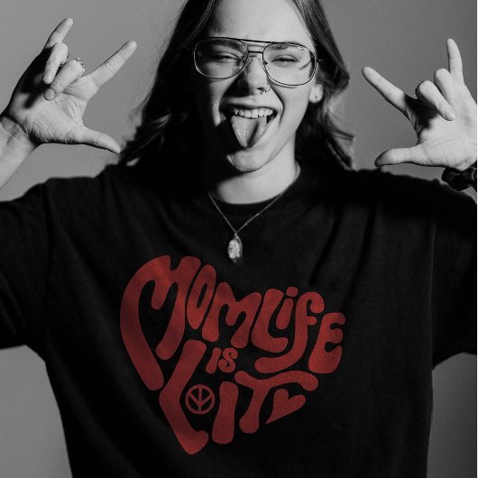 Momlife is Lit Funny Motherhood Mam Moederdag T-shirt