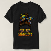 Momlife Moeder Monster Vrachtwagen Liefhebbers Mes T-shirt (Design voorkant)