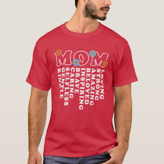 MOMLOVING STERKE GEWELDIGE GELIEFDE INSPIRERENDE M T-SHIRT