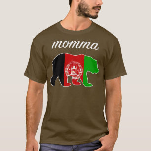 Momma Beer Afghanistan vlag Afghaanse premier voor T-shirt