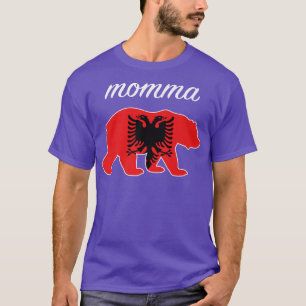 Momma Beer Albanië vlaggen - Albanese roetenpremie T-shirt