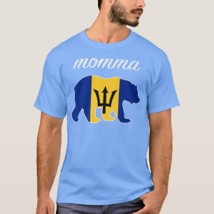 Momma Beer Barbados Flag Barbadian Road Premium 1 T-shirt