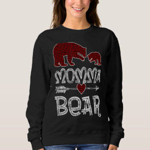 Momma Beer Buffalo Red Pset Arrow Kerstmis Pajam Trui