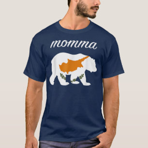 Momma Beer Cyprus Vlag Cypriotische wortels 1431 T-shirt