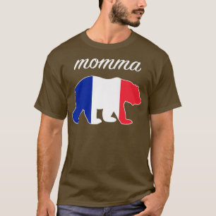 Momma Beer France vlag Franse oostenrijkse premie T-shirt