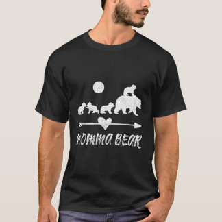 Momma Beer met vier Beer welpen T-shirt
