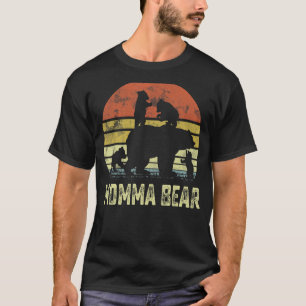 Momma Beer overeenkomende familie Cub 4 kinder Moe T-shirt