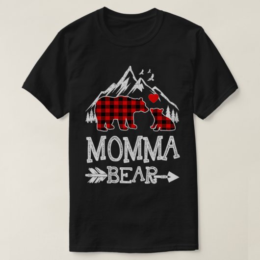 Momma Beer, Red Buffalo Pset Grandma Beer Pajama T-shirt (Design voorkant)