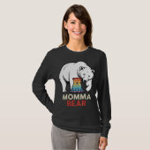 Momma Beer Regenboog Vintage Gravure Shirt Ontwerp (Voorkant volledig)