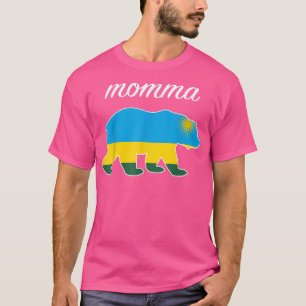 Momma Beer Rwanda Vlag Rwandese Roots T-shirt