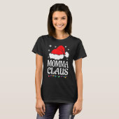 Momma Claus Shirt Kerstmis Pajama familie komt ove (Voorkant volledig)