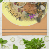 Momma Cluck's Boerderij Fresh Eggs Theedoek (Gevouwen)