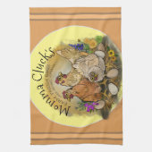 Momma Cluck's Boerderij Fresh Eggs Theedoek (Verticaal)