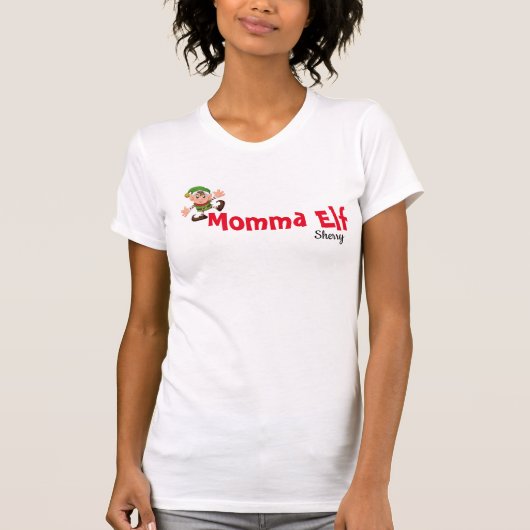 Momma Elf T-shirt (Voorkant)