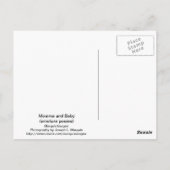 Momma en Baby Briefkaart (Achterkant)