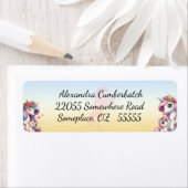 Momma en Baby Pastel Eenhoorns Etiket (Insitu)