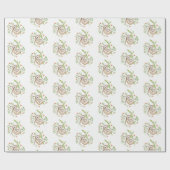 Momma en baby sloten cadeaupapier (Vlak)