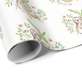 Momma en baby sloten cadeaupapier (Rol Hoek)