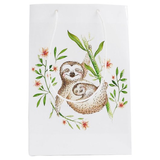 Momma en baby sloten medium cadeauzakje (Voorkant)