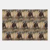 Momma en Kind geit - Kleine afdrukken Inpakpapier Vel (Voorkant 3)