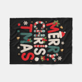 Momma Farm Cow Birthday Boy Matching Family Party Fleece Deken (Voorkant (Horizontaal))