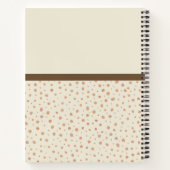 Momma Fox en Baby Illustratie Waterverf Notitieboek (Achterkant)