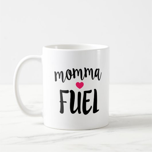 MOMMA FUEL Chic Inspirerend Work Mam Coffee Mok (Links)