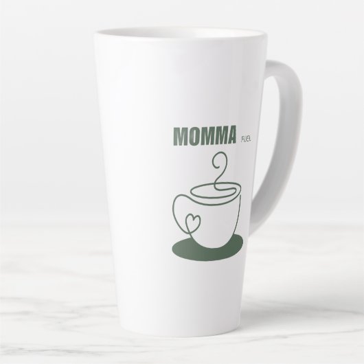 Momma Fuel Mug Latte Mok (Rechterhoek)