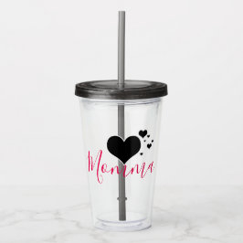 Momma / gepersonaliseerde naam acryl drinkbeker