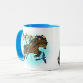 Momma Horse and foal Mok (Voorkant links)