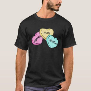 Momma is de matchine van mijn Valentijn Snoep T-shirt