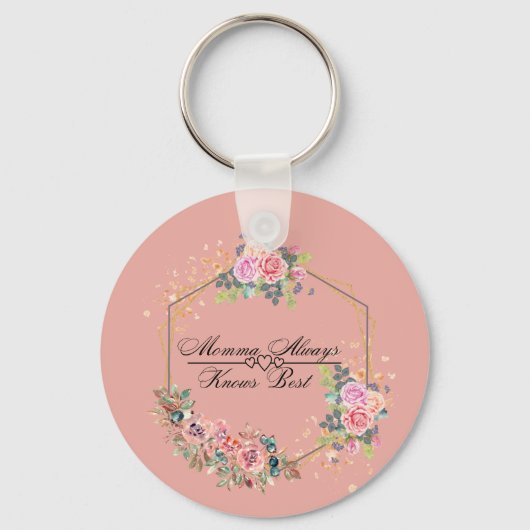 Momma kent altijd het beste sleutelhanger (Voorkant)
