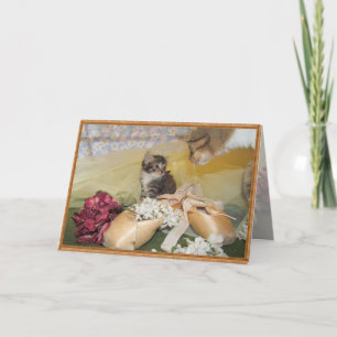 Momma kijkt over mij heen - Kat / KeukenKaart Kaart