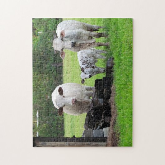 Momma-Koe en Calf - Boerderij Life Puzzle Legpuzzel (Verticaal)