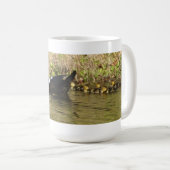 Momma Muscovy en Baby Ducks Mok (Voorkant rechts)