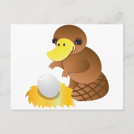 MOMMA platypus Briefkaart (Voorkant)