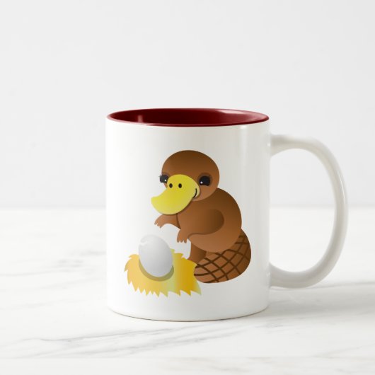 MOMMA platypus Tweekleurige Koffiemok (Rechts)
