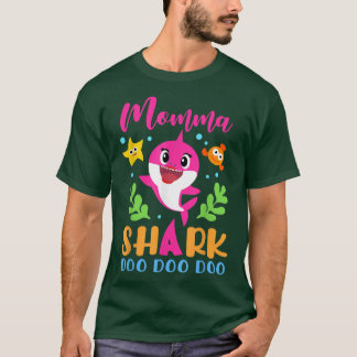 Momma Shark Momma Shark Lover Family Moederdag T-shirt