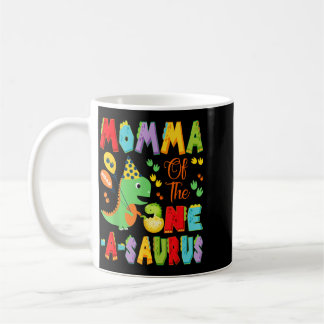 Momma van de One-A-Saurus 1e verjaardag jongen Koffiemok