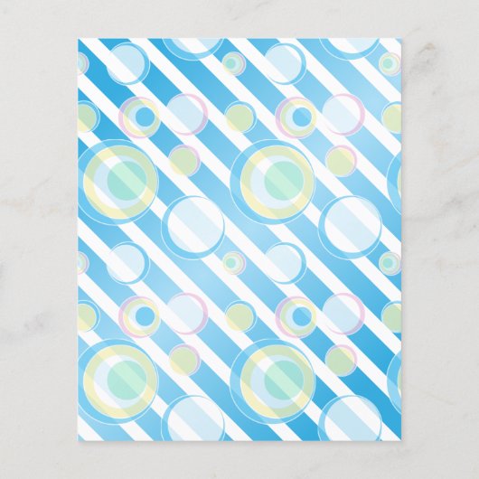 Momma Whale en haar Baby Boy - Snoep Bar Game Flyer (Achterkant)