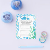 Momma Whale en haar Baby Boy - Wat zit er in de ta Flyer (Enkel)