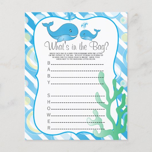 Momma Whale en haar Baby Boy - Wat zit er in de ta Flyer (Voorkant)