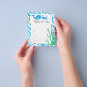 Momma Whale en haar Baby Boy - Wishes Flyer (Hand)